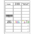 [25 Sheet, 750Labels] Address Labels 750 Sticker Paper for Laser/Ink ...