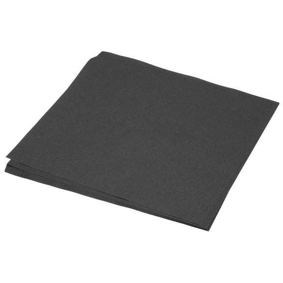 25 Sheet Origami Paper Double Sided Black 10x10 Inch Square Sheet for Art Craft Project
