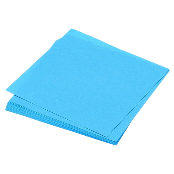 25 Sheet Origami Paper Double Sided Lake Blue 5x5 Inch Square Sheet for Art Craft Project