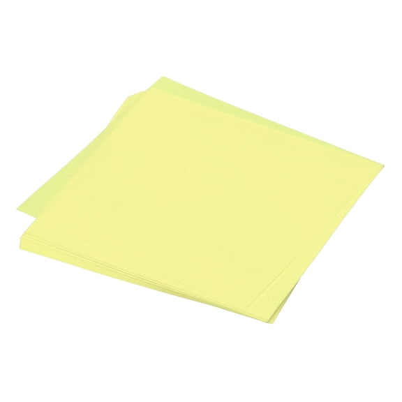 25 Sheet Origami Paper Double Sided Light Yellow 5x5 Inch Square Sheet for Art Craft Project