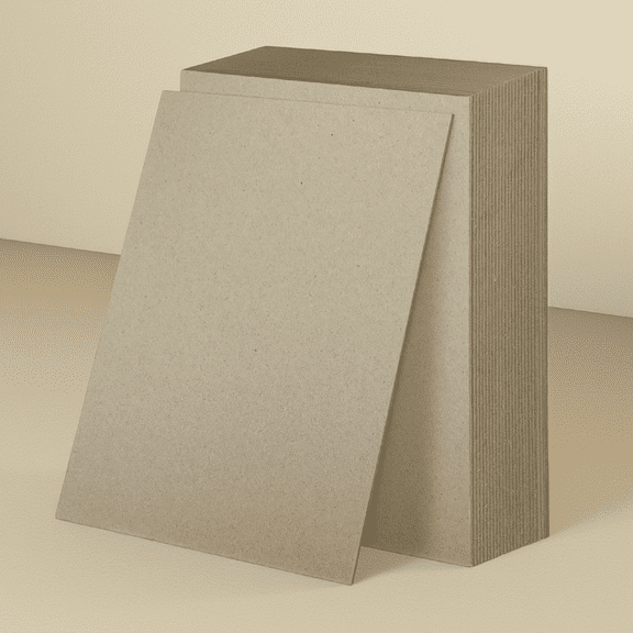 25 Sheets 12.5x10 Inch Book Board, 2mm Thick Chipboard for Bookbinding, Box Making and DIY Crafts