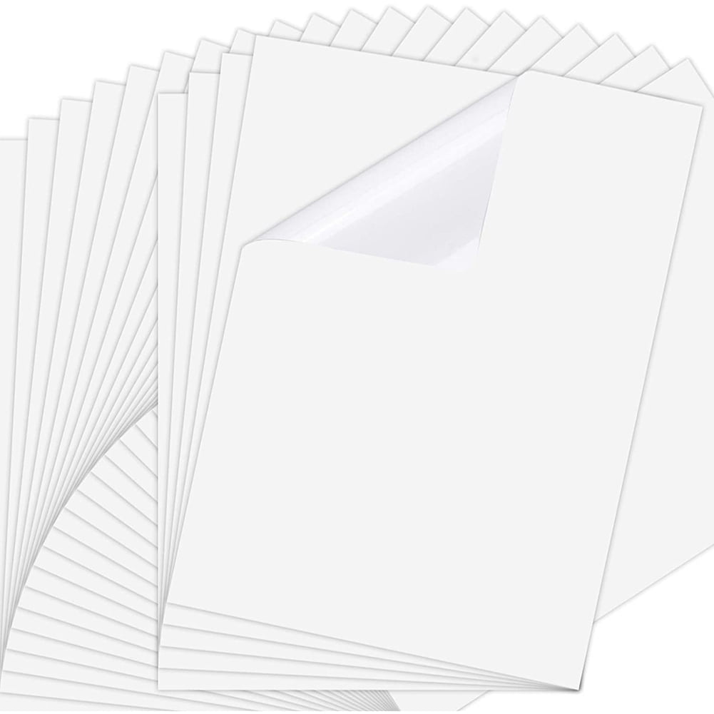 25 Sheets 8 3X11 6 Inch Inkjet Sticker Paper Printable Transparency 25-sheets-8-3x11-6-inch-inkjet-sticker-paper-printable-transparency