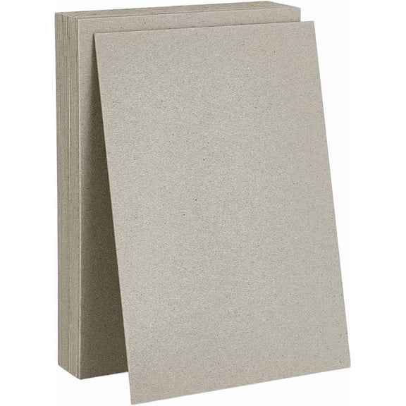 25 Sheets Book Board 7 X 5 Inch Chipboard Sheets Book Binding Board Chipboard for Art Crafts Books Binding Cover Supporting Back Board Packaging