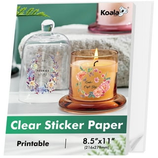 Transparent Sticker Paper Clear Adhesive Film - Print clear signs / Ar – Mr  Decal Paper