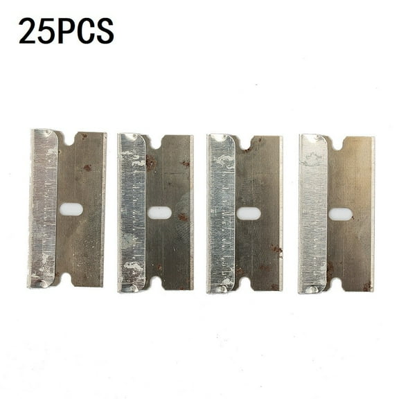 25 Single-edged Blade Scraper Casement Glass Car Cleaning for Tool Glue Removal Blade