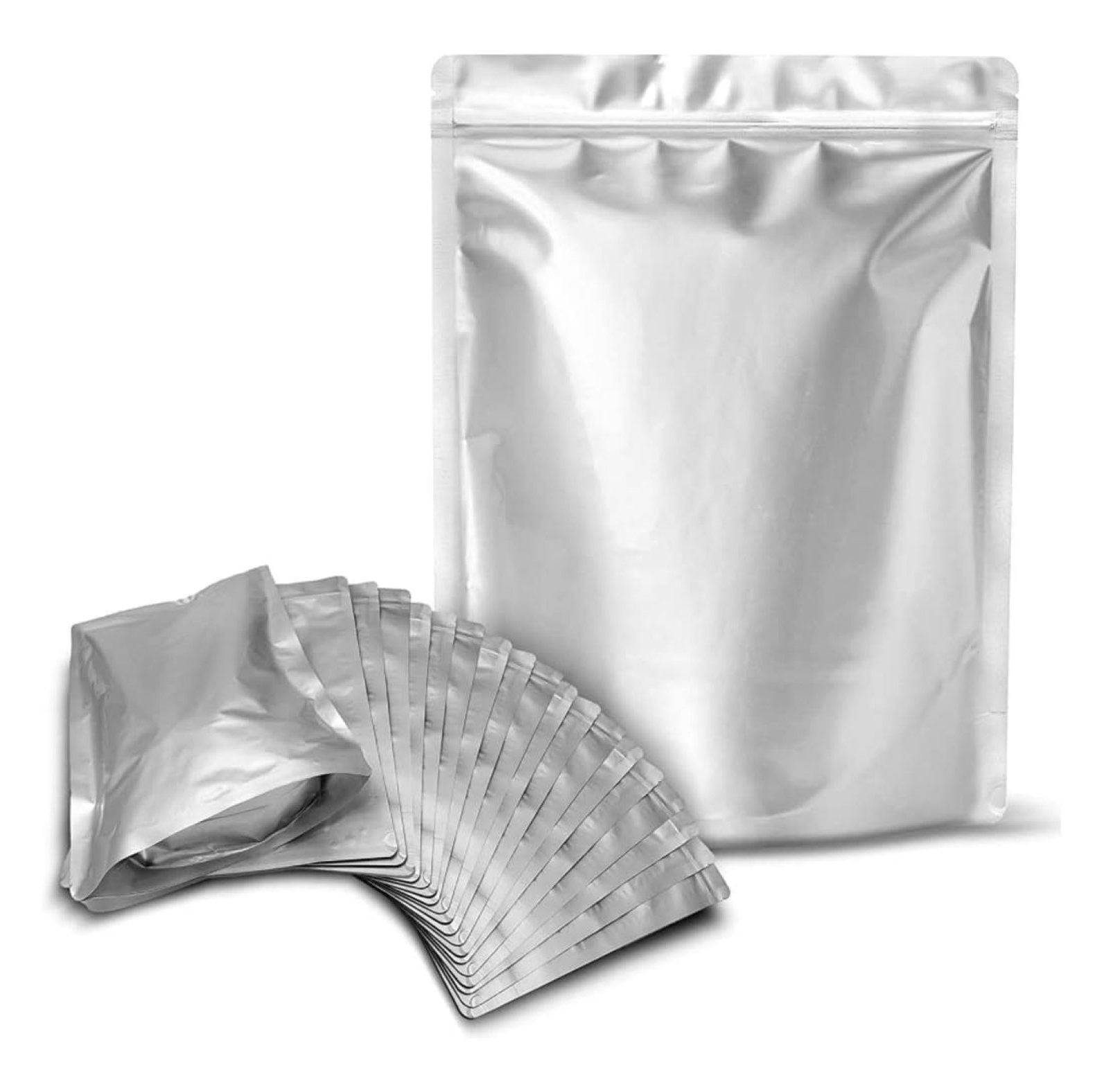 25 Stand Up Mylar Bags 1 Gallon THICK for Long Term Food Storage 9.4