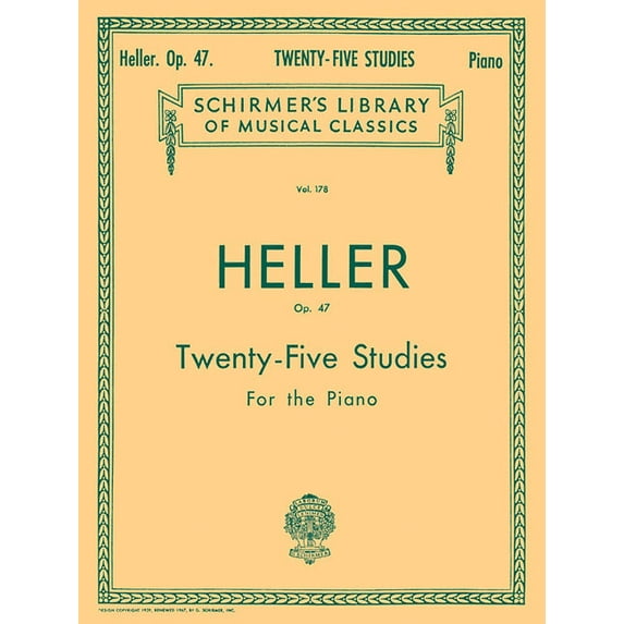 25 Studies for Rhythm and Expression, Op. 47: Schirmer Library of Classics Volume 178 Piano Technique, (Paperback)
