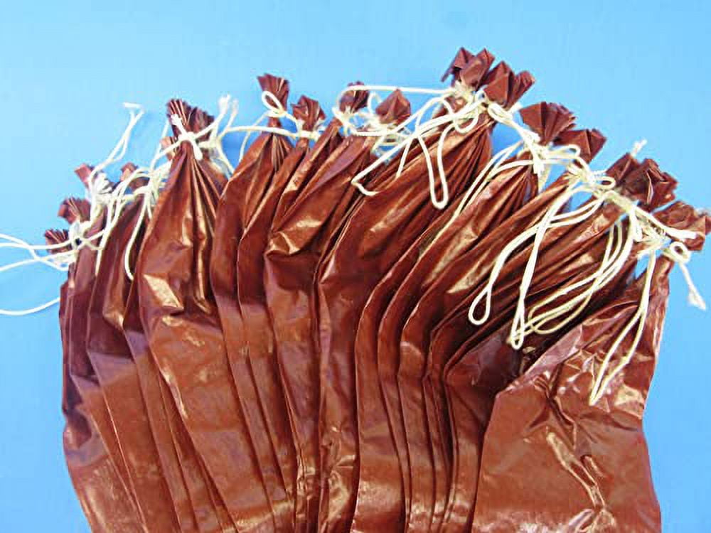 25 Summer Sausage Casings 1 1/2 Lb Capacity Each. 2 1/2" Wide Filled Diameter X11" Long. Great