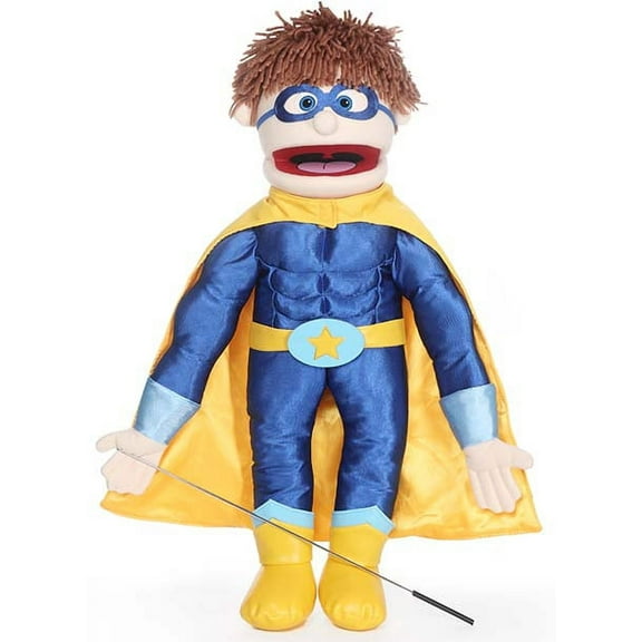 25" Superhero, Peach Boy, Full Body, Ventriloquist Style Puppet