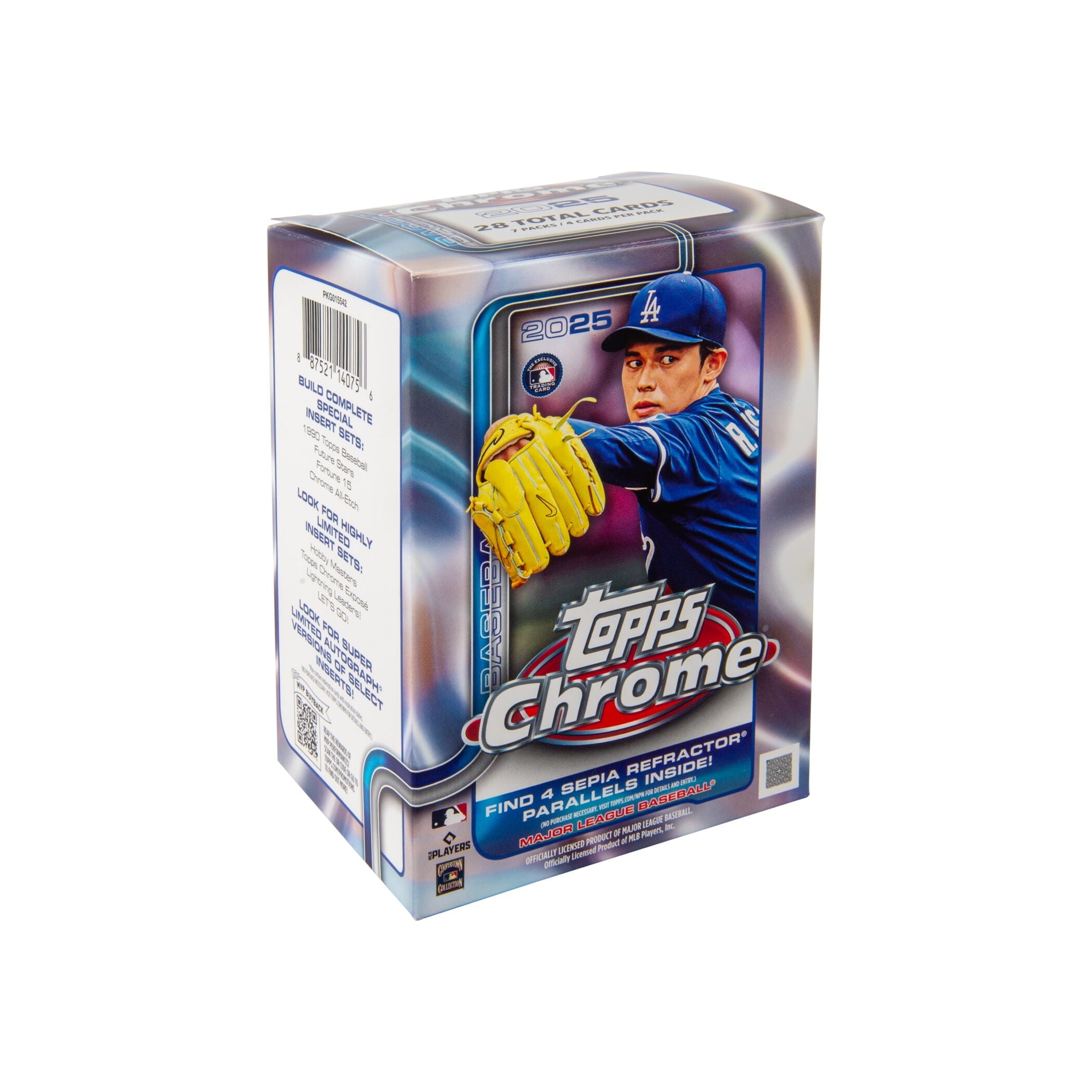 2025 Topps Chrome Baseball Trading Cards Value Box