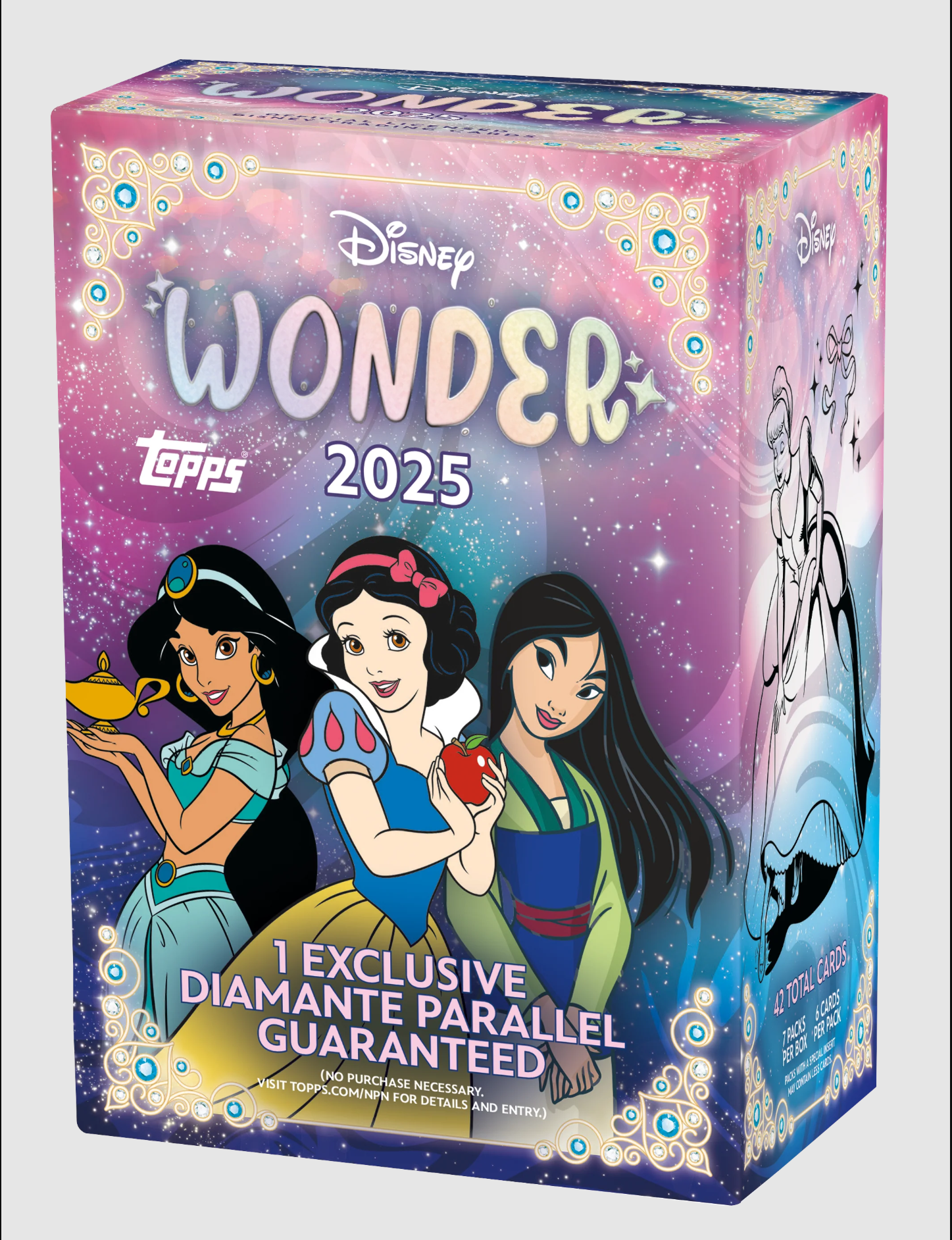 25 TOPPS DISNEY WONDER VALUE BOX