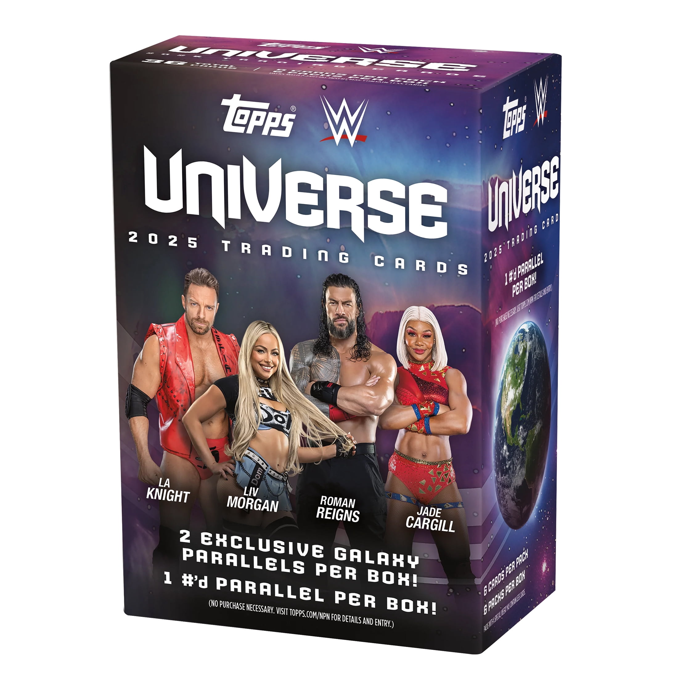 25 TOPPS WWE UNIVERSE VALUE BOX - Walmart.com
