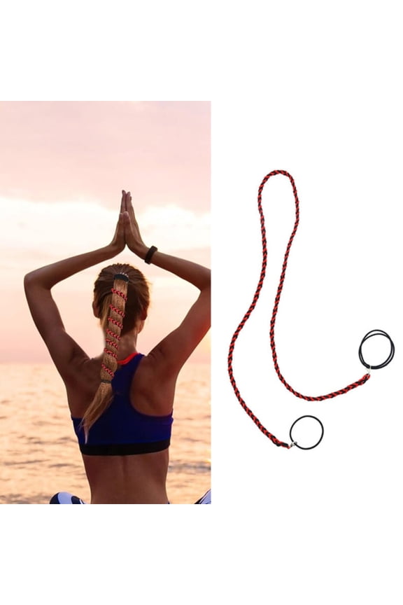 25" Tie Hair Ties for Women No Damage Long Ponytail Holders Colorful Tail Wrap Sports Hair Elastic Hair Ties Hair Tie for Wind Water Swimming - Women'S Drawstring Hairband A, Hair Care, Back To