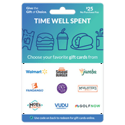 $25 Time Well Spent – ChooseYourCard Gift Card 