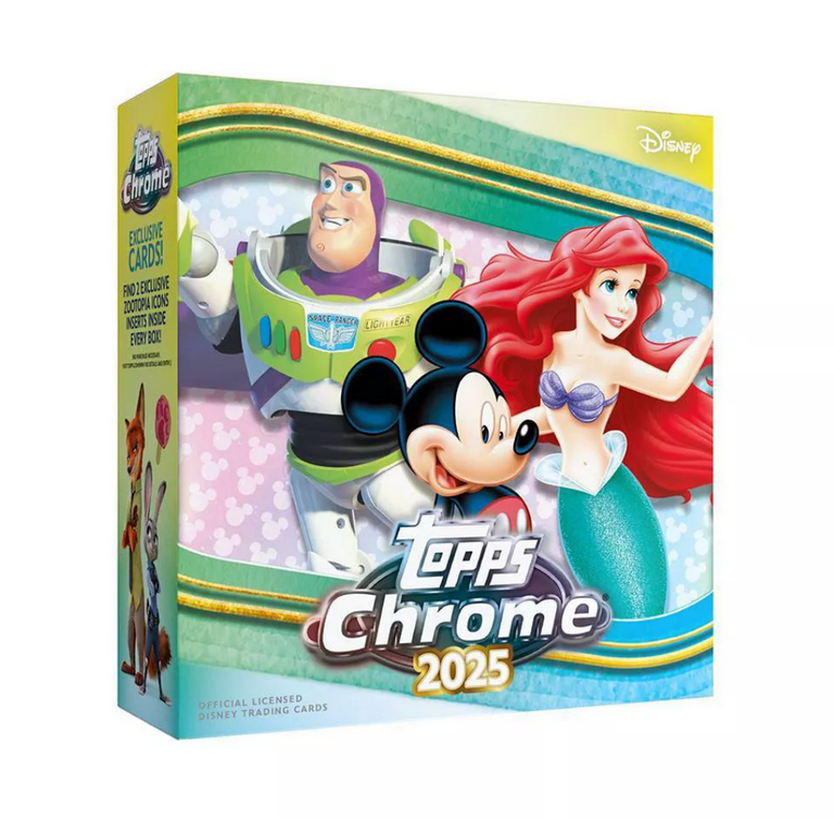 ★未開封★ Topps Chrome Disney 2025 Mega 1BOX 2025 Topps Chrome Disney Mega Box - Walmart.com