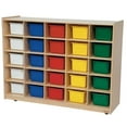 thumbnail image 1 of 25 Tray Storage With Assorted Pastel Trays, 1 of 1