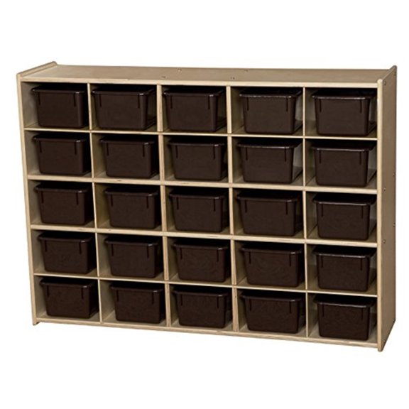 Contender 25 Tray Storage w/ Brown Trays - Assembled