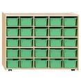 thumbnail image 1 of Contender C16009LGF (COO2Z) Contender 25 Tray Storage with Lime Green Trays - Assembled, 1 of 2