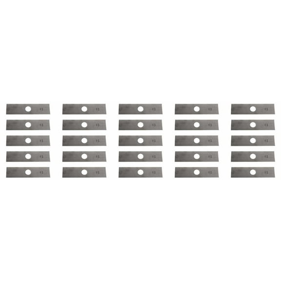 25 USA Mower Blades 8"x2" Unpainted Edger Blade for Echo 720237001 RYOBI 61322