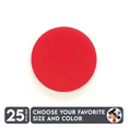 thumbnail image 1 of 25 Units Acrylic Circle Blanks 1/8" Thick – Clear or Solid Color – (Size 2.5") Made in USA, 1 of 3