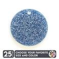 thumbnail image 1 of 25 Units Acrylic Circle Blanks with Hole 1/8" Thick – Glitter Colors – (Size 2.5") Made in USA, 1 of 3