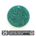 thumbnail image 1 of 25 Units Acrylic Circle Blanks with Hole 1/8" Thick – Glitter Colors – (Size 2") Made in USA, 1 of 3