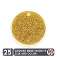 thumbnail image 1 of 25 Units Acrylic Circle Blanks with Hole 1/8" Thick - Glitter Colors - (Size 5") Made in USA, 1 of 3