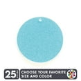 thumbnail image 1 of 25 Units Acrylic Circle Blanks with Hole 1/8" Thick - Glitter Colors - (Size 5") Made in USA, 1 of 3