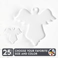 thumbnail image 1 of 25 Units Acrylic Keychains Angel Daniel 1/8" Thick – Clear or Solid Color – (Size 3") Made in USA, 1 of 5