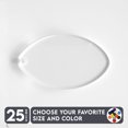 thumbnail image 1 of 25 Units Acrylic Keychains Football Flat 1/8" Thick – Clear or Solid Color – (Size 2.5") Made in USA, 1 of 5