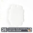 thumbnail image 1 of 25 Units Acrylic Keychains Vintage Fancy 1/8" Thick – Clear or Solid Color – (Size 2.5") Made in USA, 1 of 5