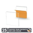 thumbnail image 1 of 25 Units Acrylic Square Blanks 1/8" Thick - Clear or Solid Color - (Size 4") Made in USA, 1 of 4