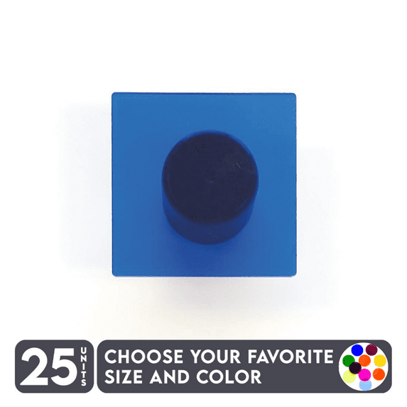 25 Units Acrylic Square Blanks 1/8" Thick - Tranlucent Colors - (Size 5") Made in USA