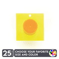 thumbnail image 1 of 25 Units Acrylic Square Blanks With Hole 1/8" Thick - Tranlucent Colors - (Size 5.5") Made in USA, 1 of 3