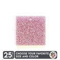thumbnail image 1 of 25 Units Acrylic Square Blanks with Hole 1/8" Thick – Glitter Colors – (Size 3") Made in USA, 1 of 3