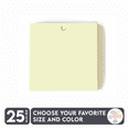 thumbnail image 1 of 25 Units Acrylic Square Blanks with Hole 1/8" Thick – Pastel Colors – (Size 2") Made in USA, 1 of 3
