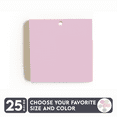 thumbnail image 1 of 25 Units Acrylic Square Blanks with Hole 1/8" Thick - Pastel Colors - (Size 4") Made in USA, 1 of 3