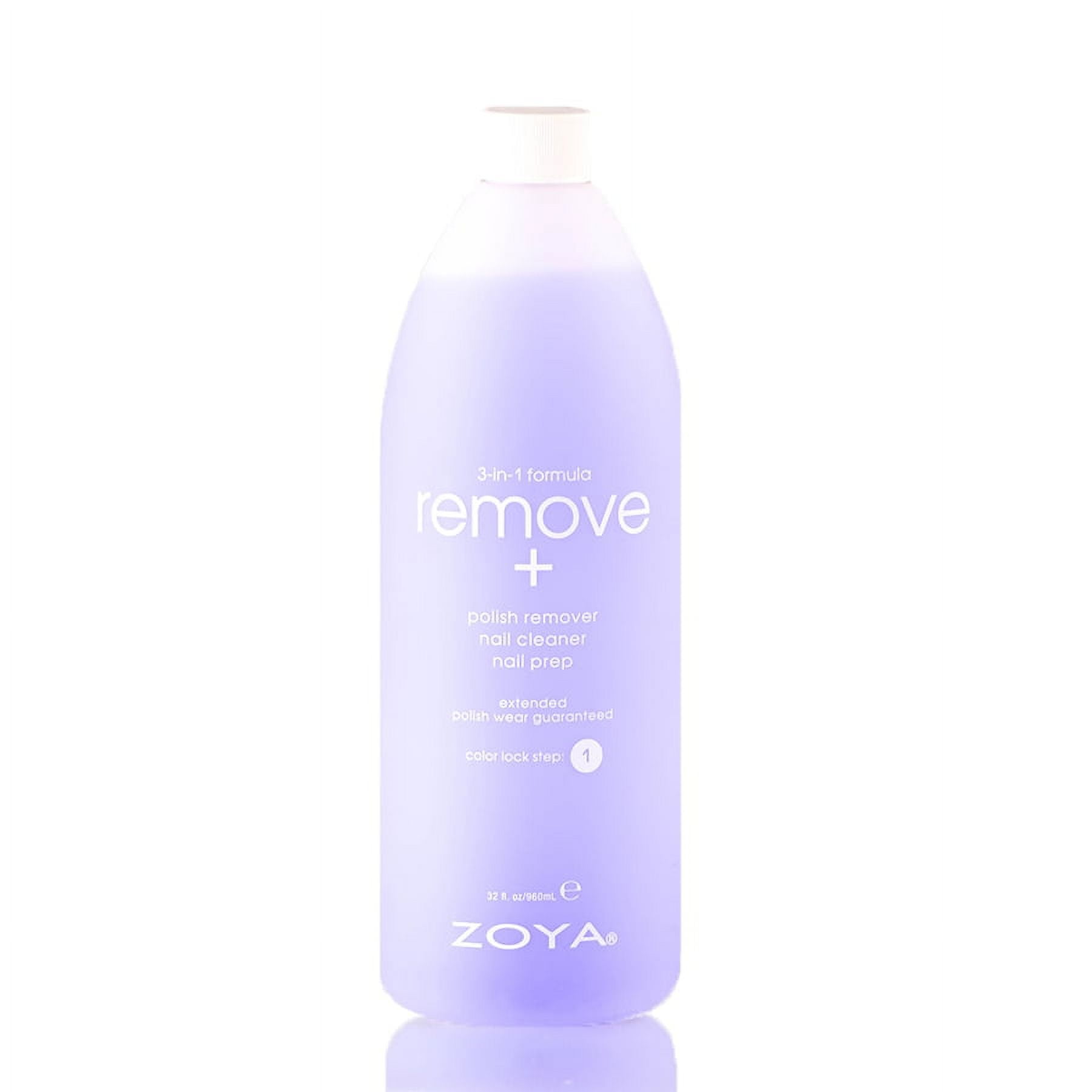Zoya Remove Plus Acetone 3in1 Nail Polish Remover, 32 Oz for