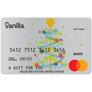 $25 Vanilla Mastercard Holiday Glow Tree eGift Card (plus $3.44 Purchase Fee)