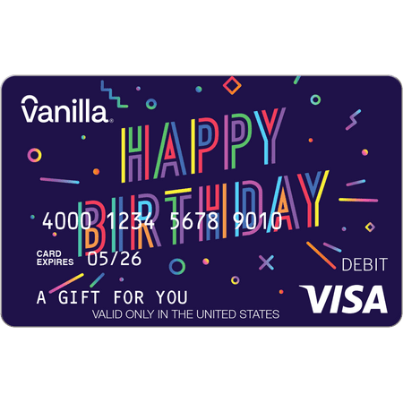 $25 Vanilla® Visa® Neon Birthday eGift Card