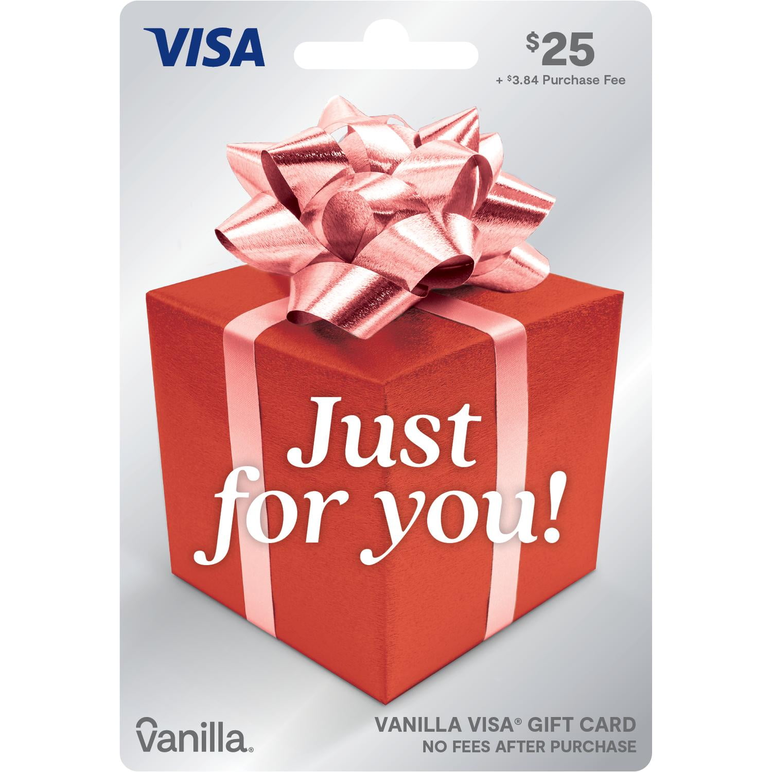 Vanilla Visa $25 Red Box Gift Card (Plus $3.84 Purchase Fee)