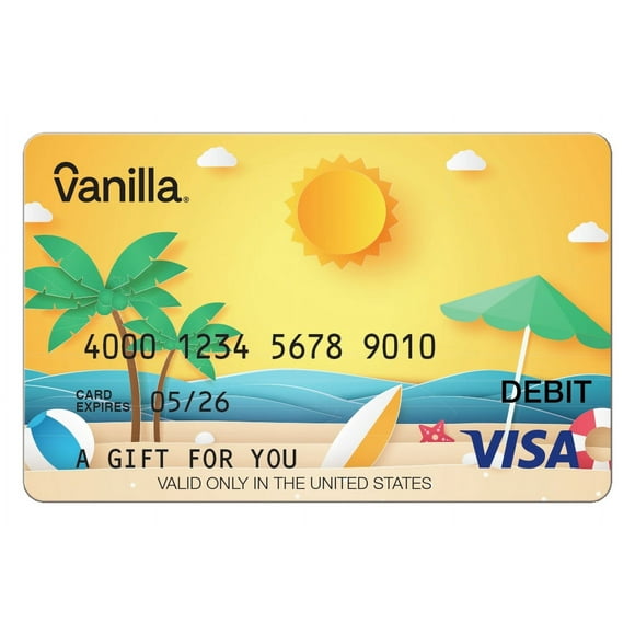 $25 Vanilla® Visa® Summer Vacation eGift Card (plus $3.44 Purchase Fee)