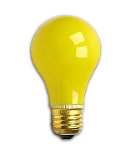 25 Watt A19 Yellow Light Bulb