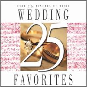 25 Wedding Favorites Audio CD