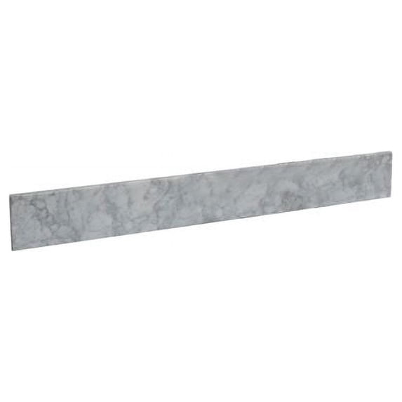 25" White Cararra Marble Backsplash