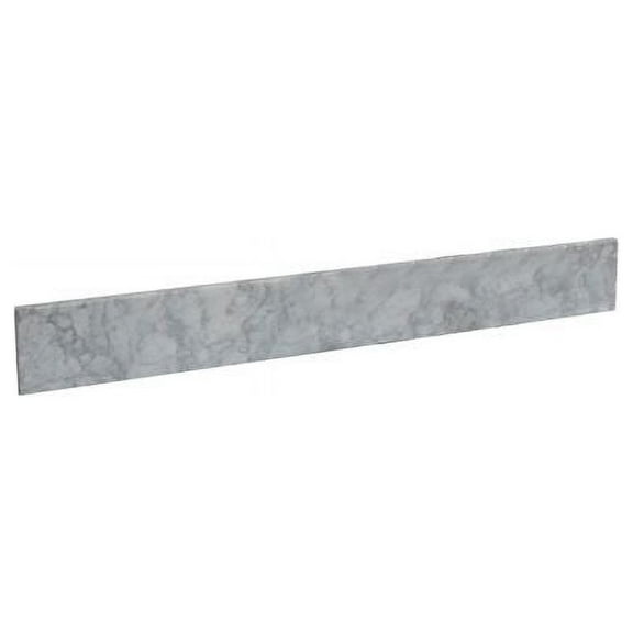 25" White Cararra Marble Backsplash