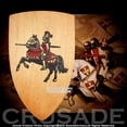 thumbnail image 1 of 25"  Wooden Medieval Times Knights Shield Plywood DesignGrip, 1 of 4
