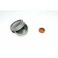 25 X 1/2 oz. Round Shallow Survival Tin Can With Screw Top Lid Use