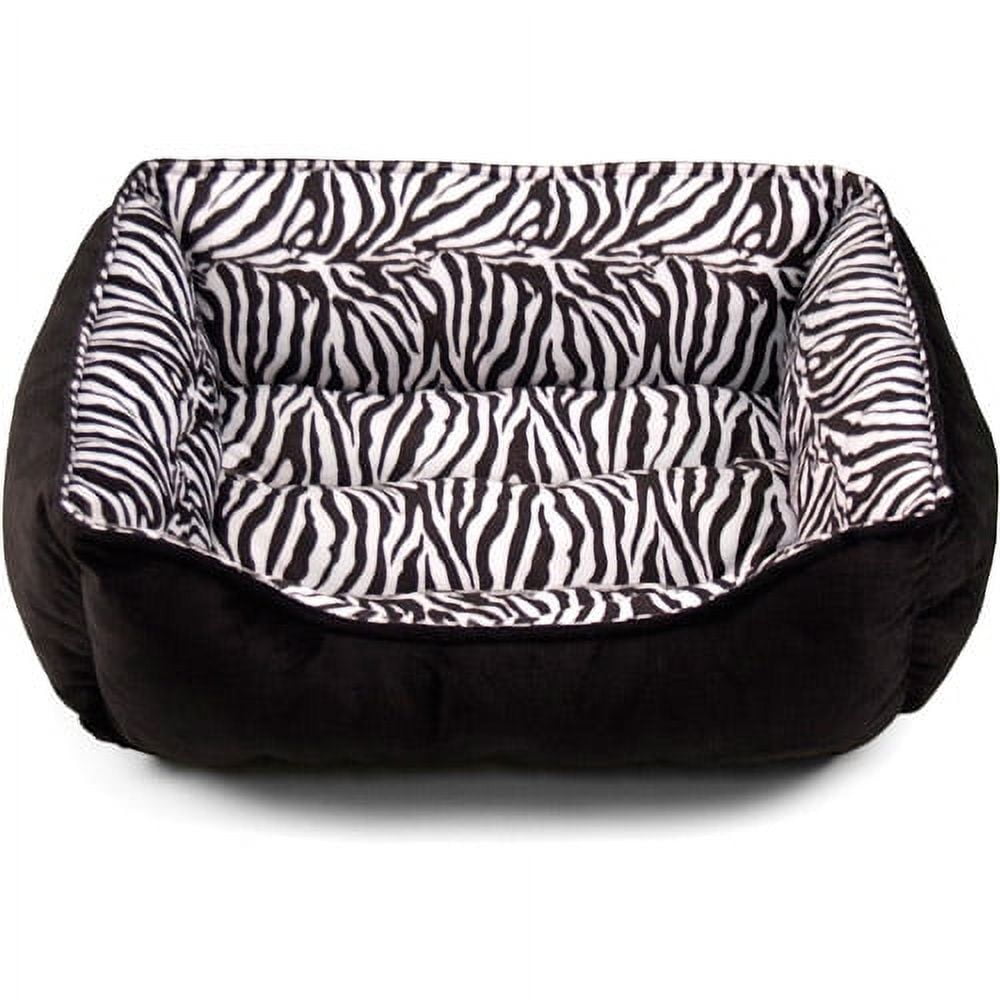 25" X 21" Zebra Print Cuddler