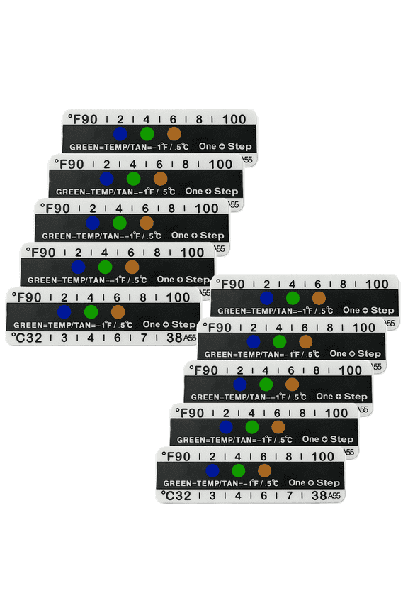 25 X One Step Temperature Strips for Urine Drug Testing - Cheat/Adulteration Check